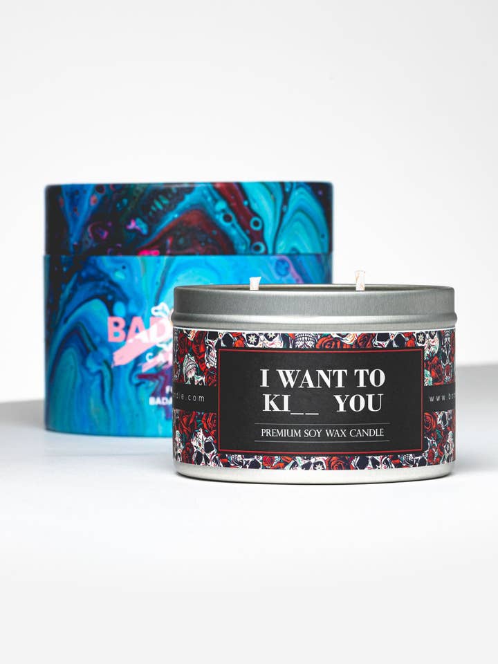 Je veux Ki__ Vous 14oz pour la vente par Badass Candles