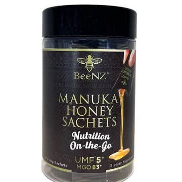 BeeNZ - Wholesale Health/Detox Tea - Manuka Honey UMF5+ Sachets-12 pack