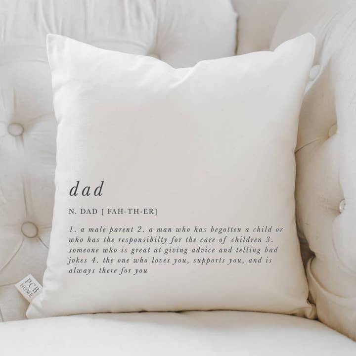 Throw Pillows - Dad Definition | Father's Day Gift for wholesale by DWELL Home Shoppe