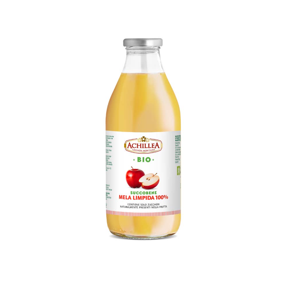 Achillea - Wholesale Fruit Juice - Succobene Clear Apple Juice 100% Organic - 750ml