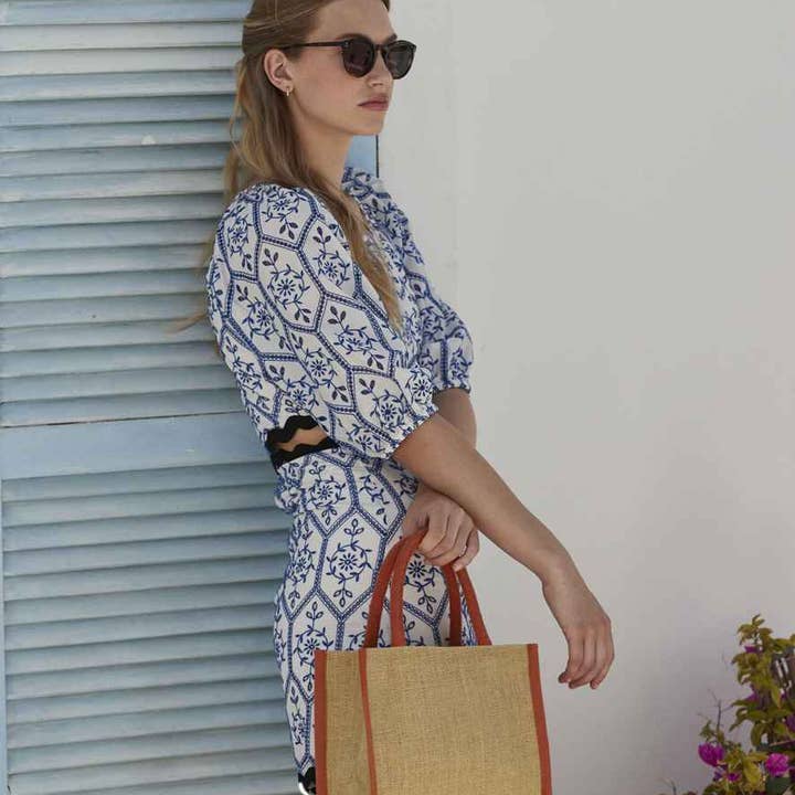 Pierre Francis - Wholesale Gift bag - Westford Mill - Natural Starched Jute Mini Gift Bag3