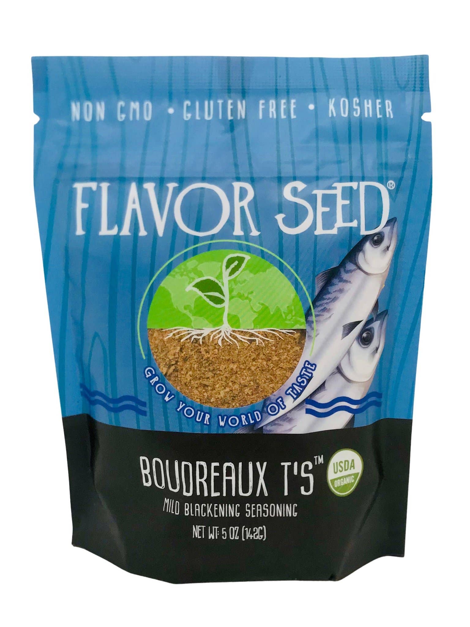 Flavor Seed - Wholesale Gedroogde kruidenmix - Boudreaux T's biologische milde zwarttende kruiden - 5 oz7