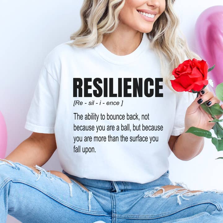 Resilience Definition T-Shirt | Mental Health Clothing for wholesale by Stormy Vision