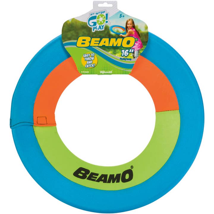 Toysmith - Wholesale Sporting Game - Kids & Baby - Get Outside GO™ Mini Beamo Flying Hoop 16", Throwing Disk