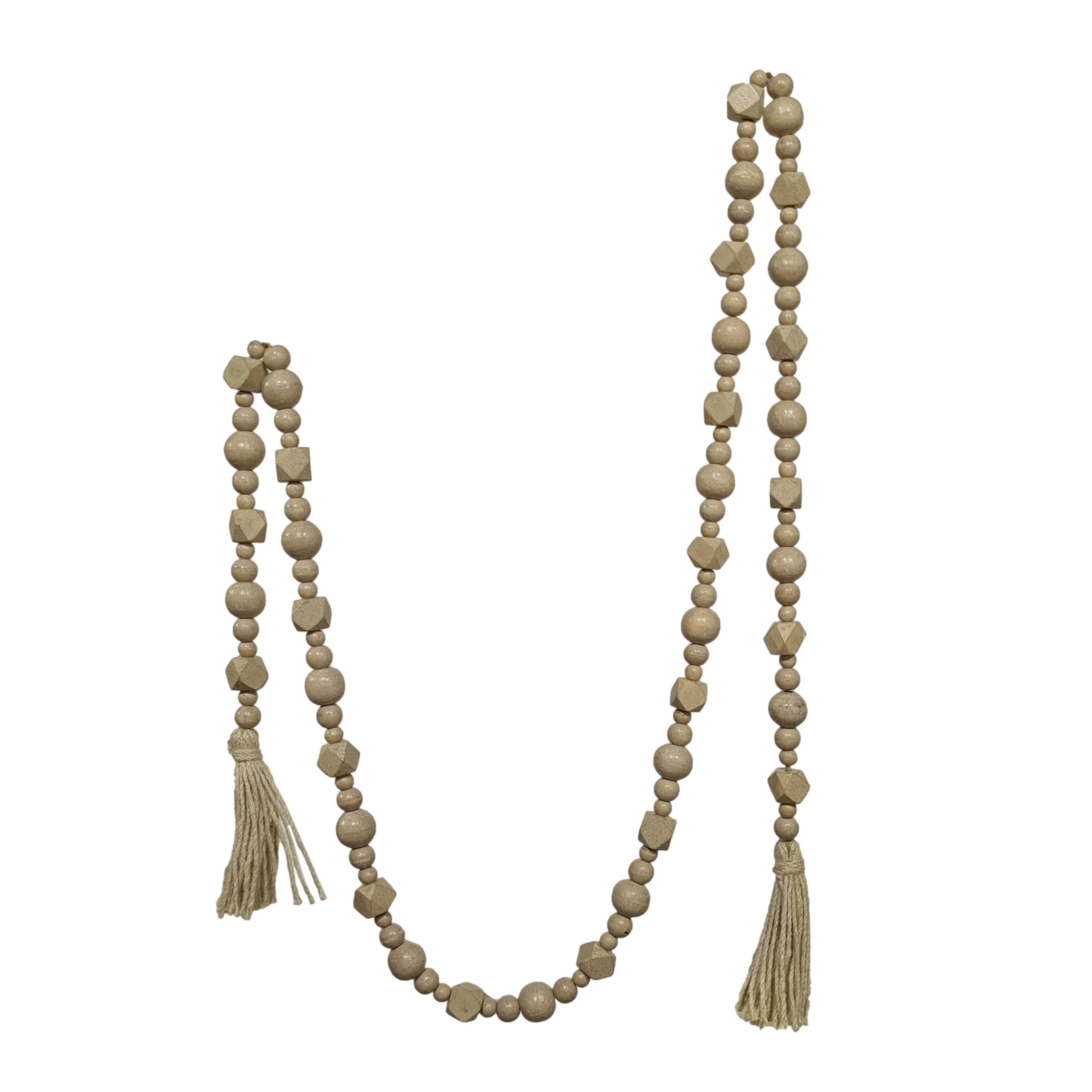 Wilco Home - Wholesale Slingers - 90" WD BOHO Bead Garland voor Kerstmis, herfst en elke dag45