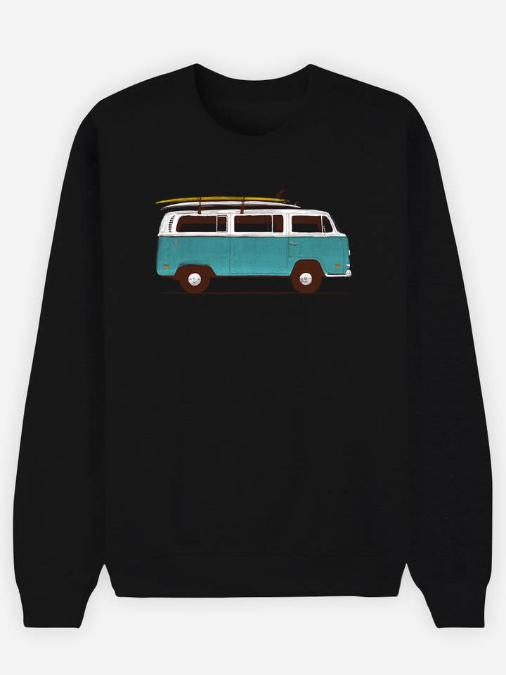 BLUE VAN HERREN-SWEATSHIRT, SCHWARZ für den Großhandel von Wooop