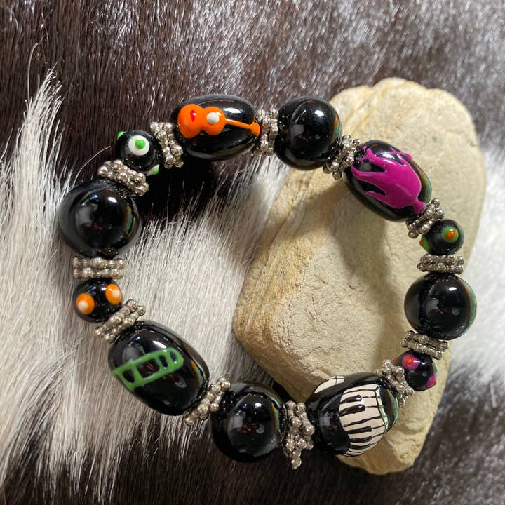 Fiona Accessories – wholesale Pärlarmband – Piano Music Note Beaded Armband, Skäl Lärare Gåvor3