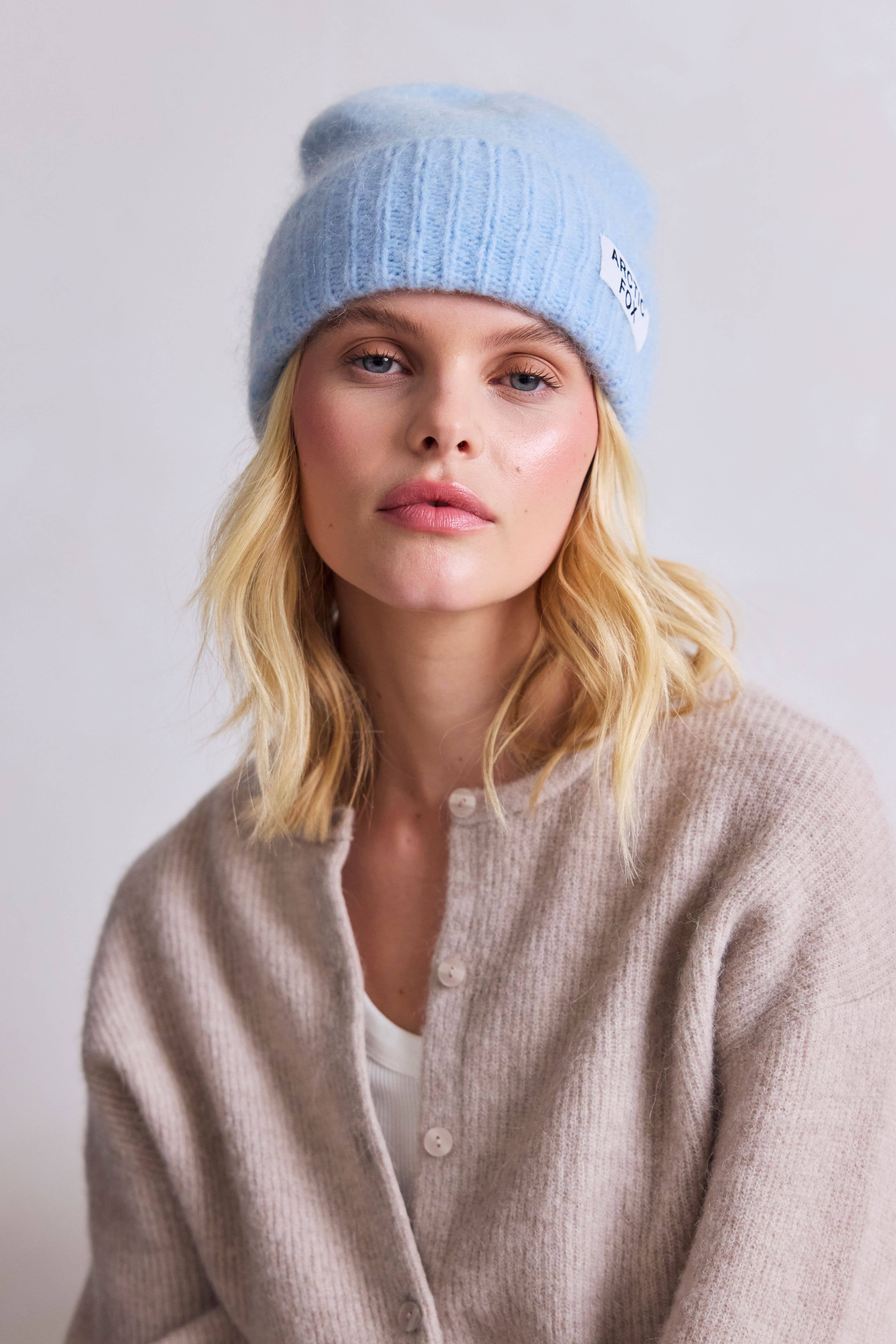 Arctic Fox & Co. - North America - Wholesale Beanie - Unisex - The Mohair Beanie - Sky Blue - FW253
