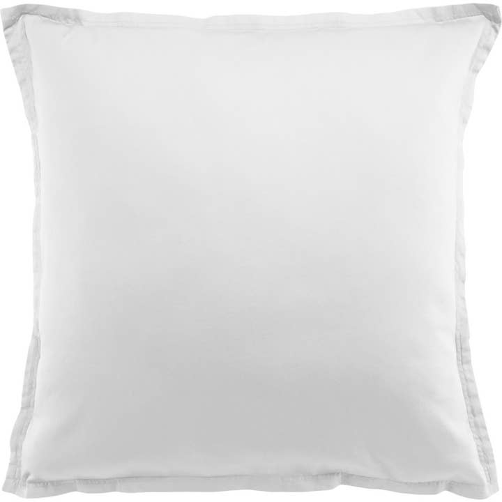 Pillowcase 1pc 65x65cm 100% Cotton Satin 110 Thread Count White for wholesale by BATON ROUGE