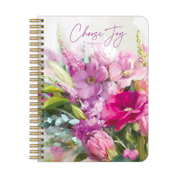 Bright Floral Faith Medium Notebook for wholesale by Legacy