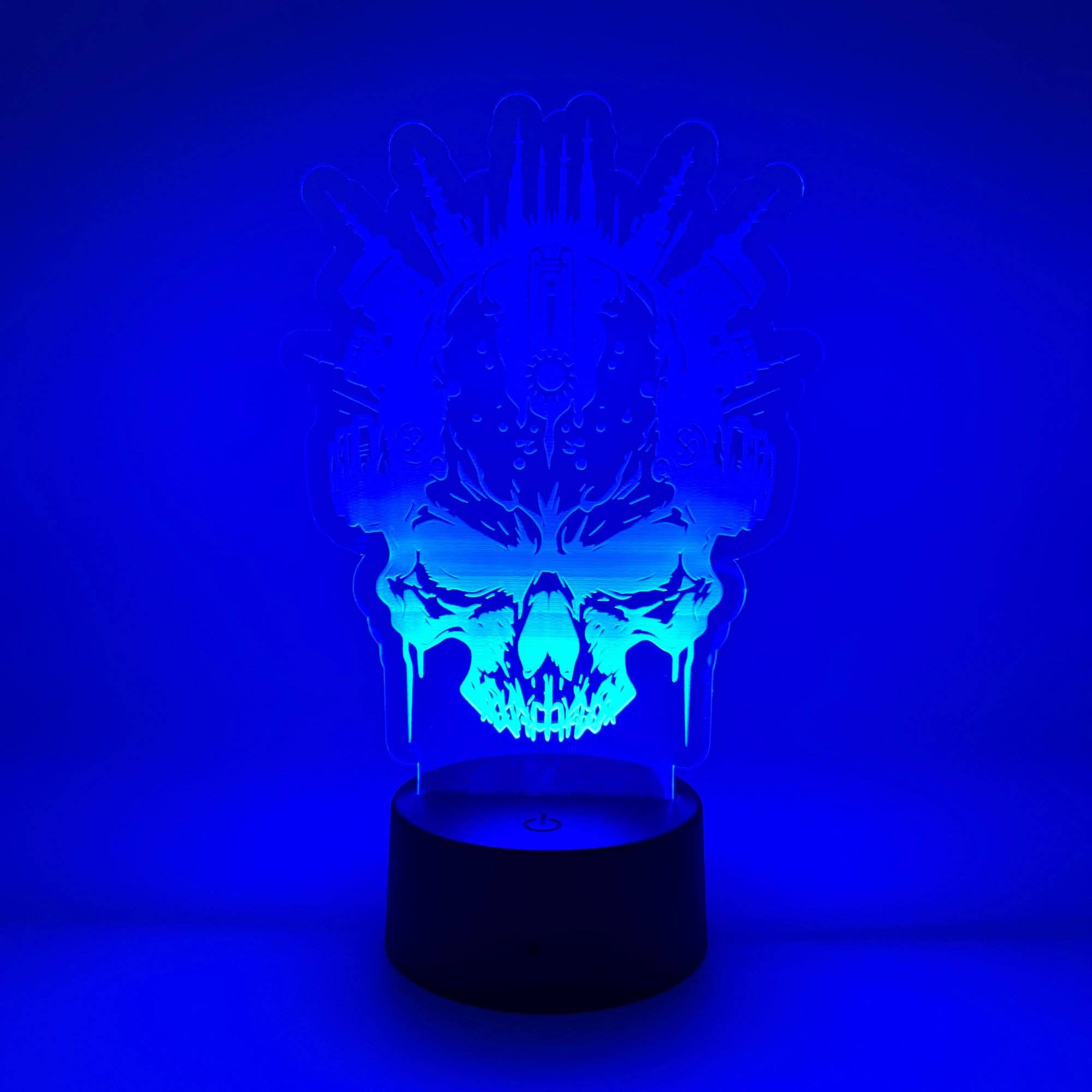 The 308 Collective – wholesale Accent/desk lamp – Mechanical Skull LED Light | Mech Skull Lamp | Skull Gifts3