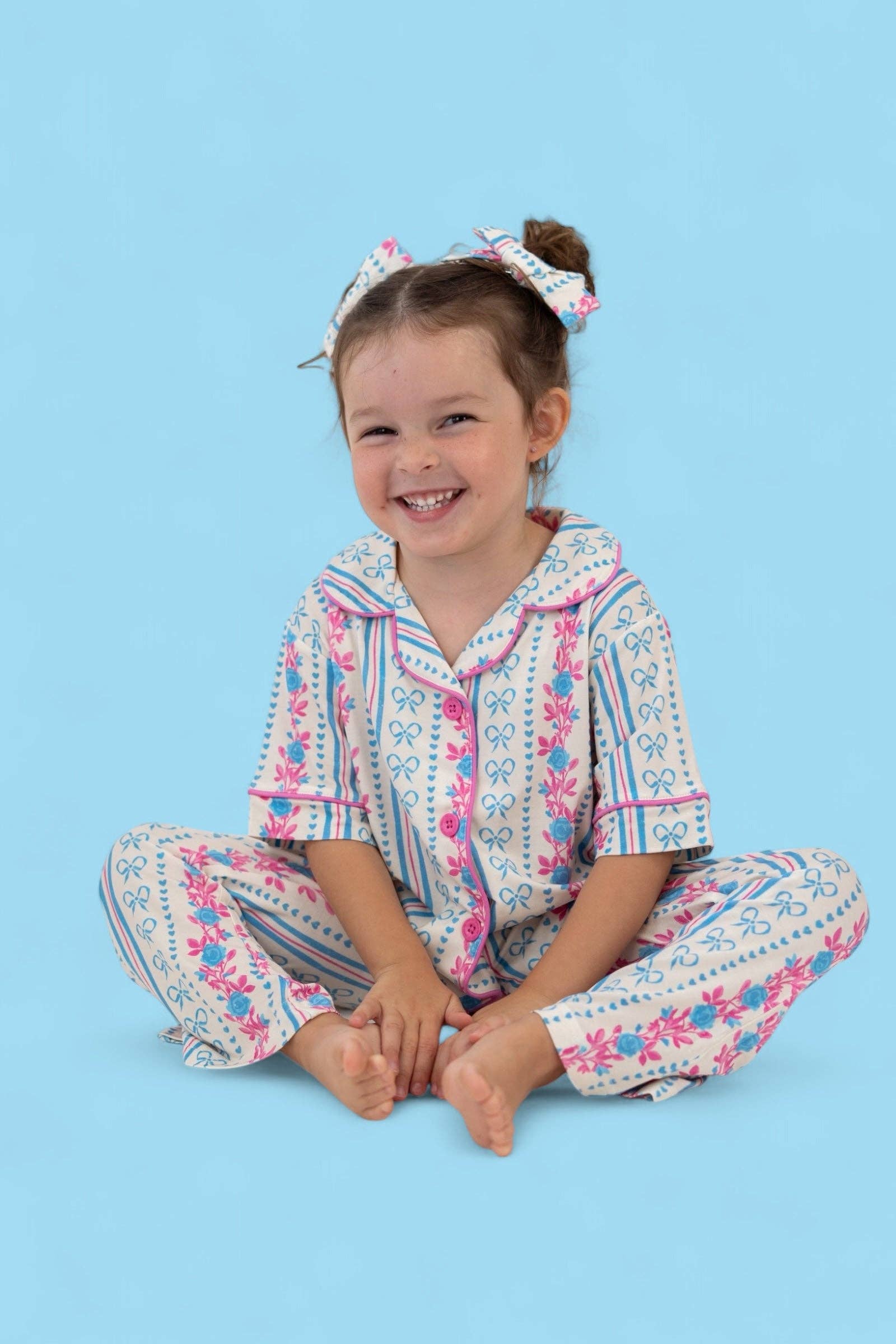 Dream Big Little Co. - Wholesale Sleepwear Set - Kids - PETITE POSIE DREAM GIRL'S FLARE SET4