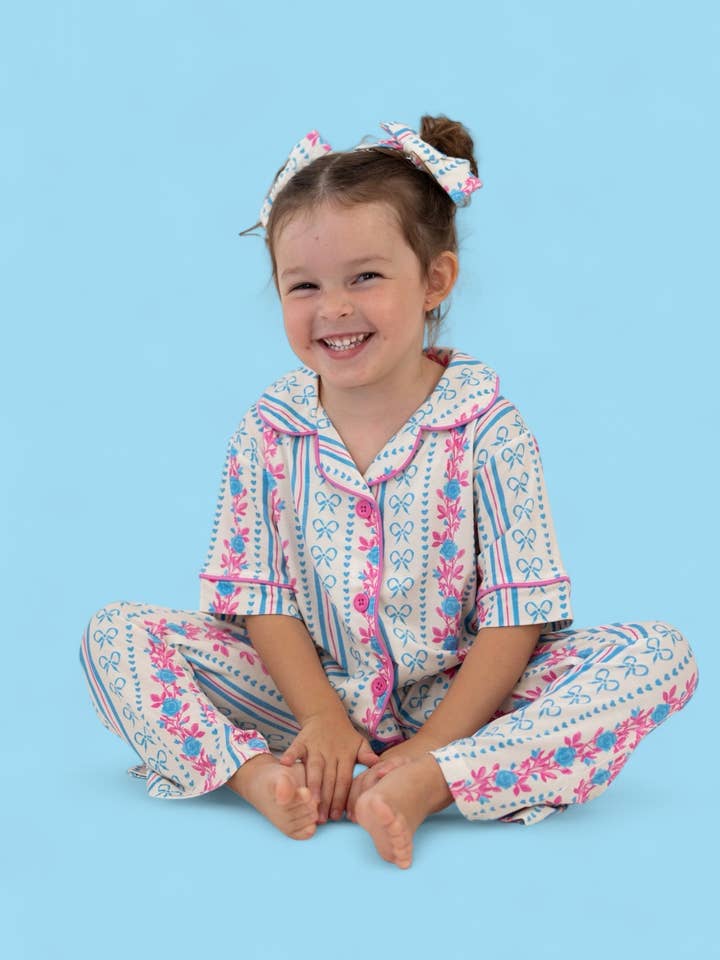 Dream Big Little Co. - Wholesale Sleepwear Set - Kids - PETITE POSIE DREAM GIRL'S FLARE SET4