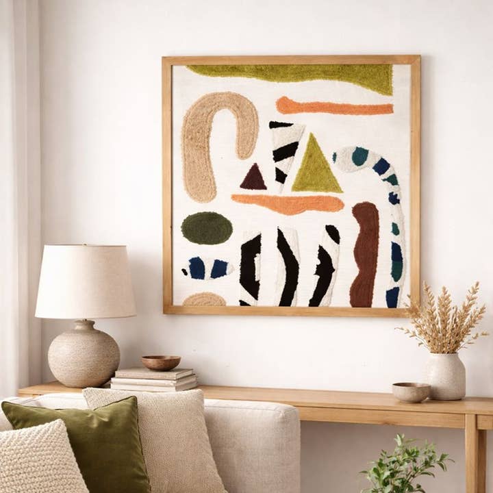 Muurkunst | Organische Impressies Kunst | 30"x24" | Muurdecoratie voor wholesale door ExpoBazaar