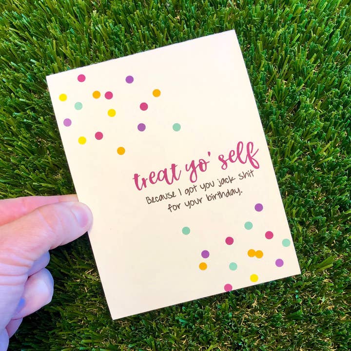 Carte de voeux d'anniversaire sarcastique drôle pour ami pour la vente par Personal Paper Hugs