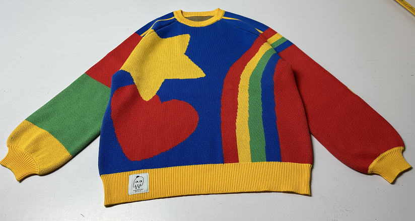 Karepango - Wholesale Knit Sweater - Unisex - NIJI: Thick knit jacquard sweater5