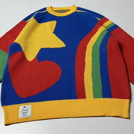 Karepango - Wholesale Knit Sweater - Unisex - NIJI: Thick knit jacquard sweater5