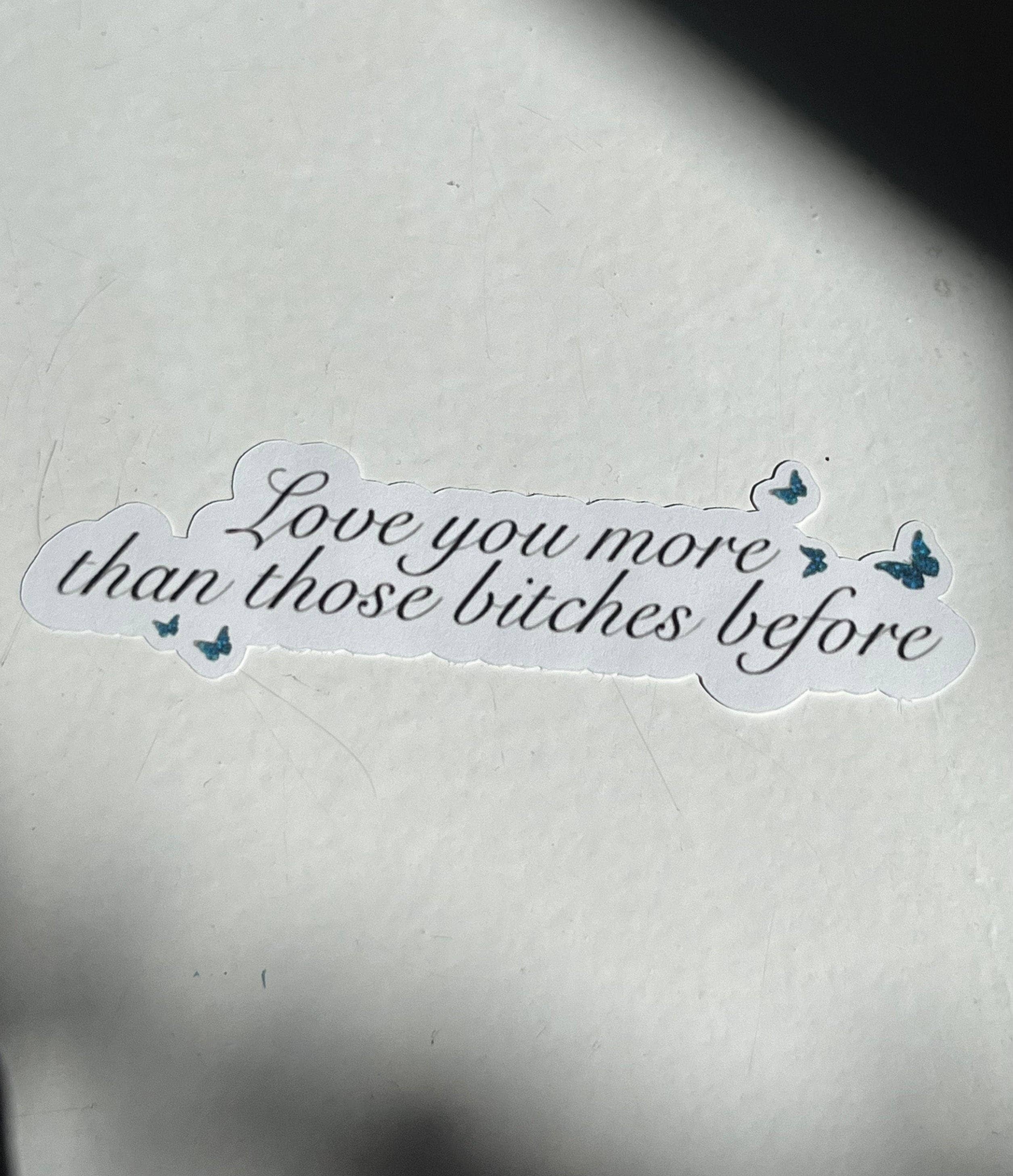 Literary by Ava - Wholesale Sticker - Lana Del Rey Blue Jeans Kiss-Cut Sticker Glitter/Matte0