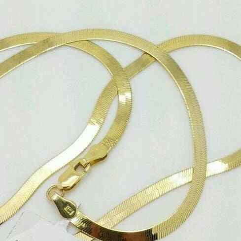 Qualità di fascia alta! Riempimento in oro 18k a spina di pesce lusso 5 mm Cha per la vendita all'ingrosso da parte di FASHIONISTAAA