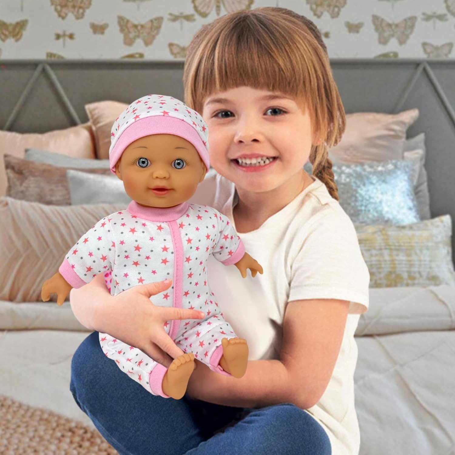 The New York Doll Collection - Wholesale Doll - Kids - 12" Soft Body Talk, Cry & Sing Interactive Baby Doll-Unicorn7