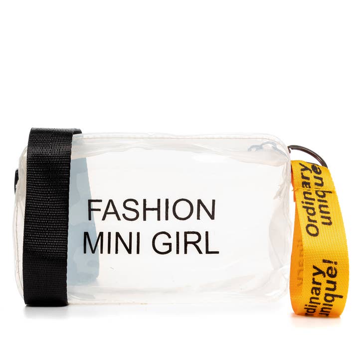 FIRENZE ARTEGIANI - Wholesale Shoulder Bag - Women's - Zenevredo mini shoulder bag, made of transparent PVC.