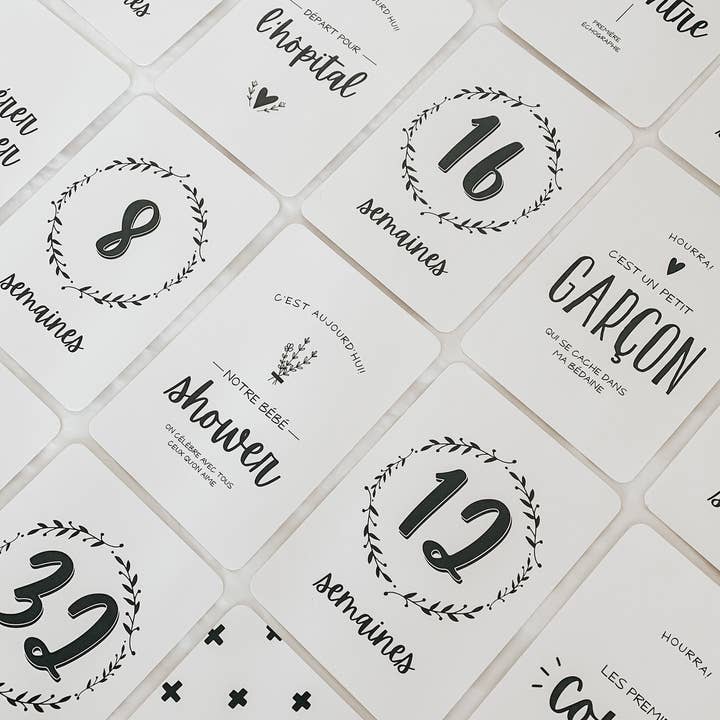 Maternity Leaf Set for wholesale by Le Petit Tableau Noir