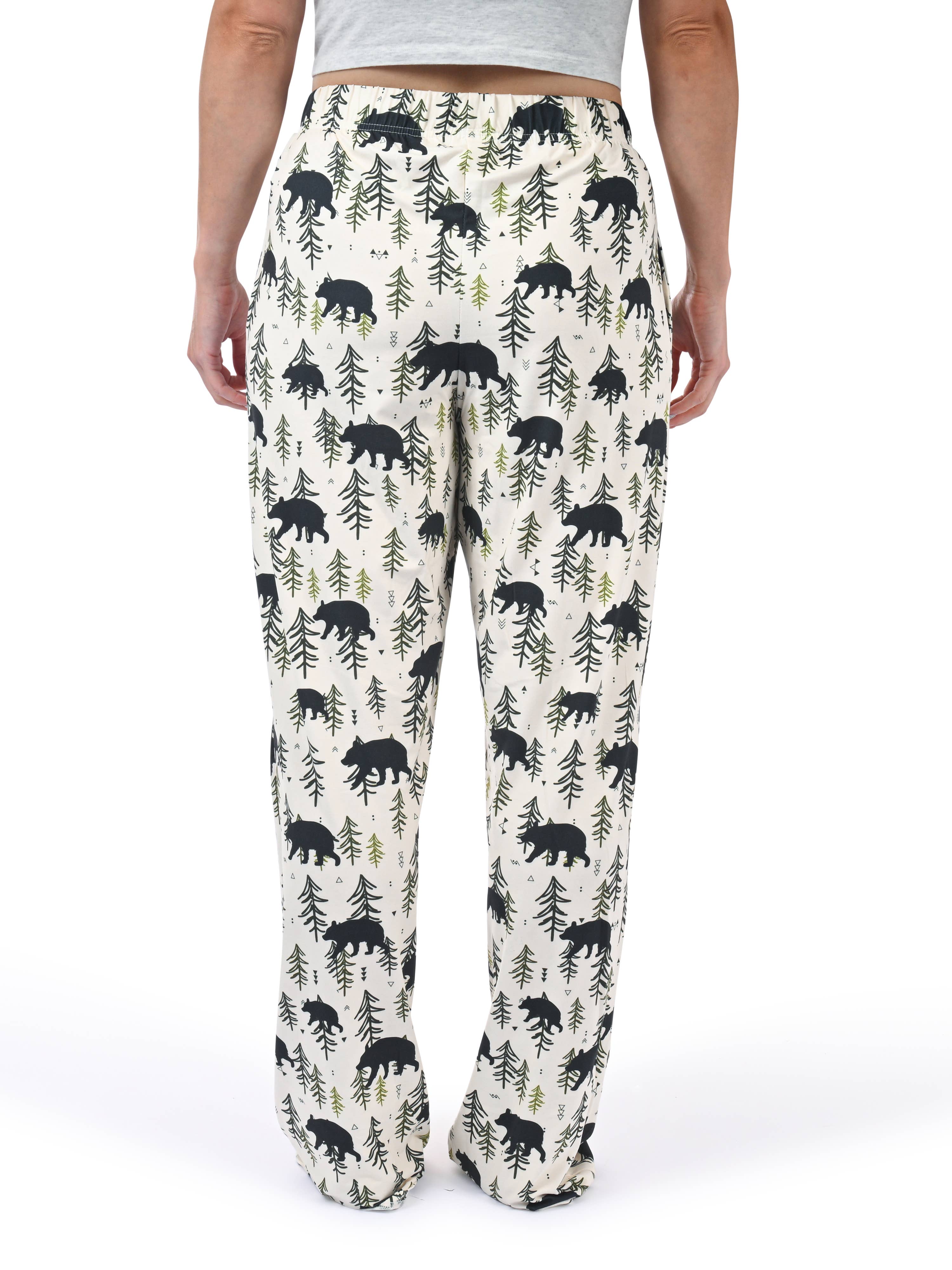 BRIEF INSANITY - Wholesale Sleepwear Bottom - Women's - Take A Hike Bear Pajama Lounge Pants4
