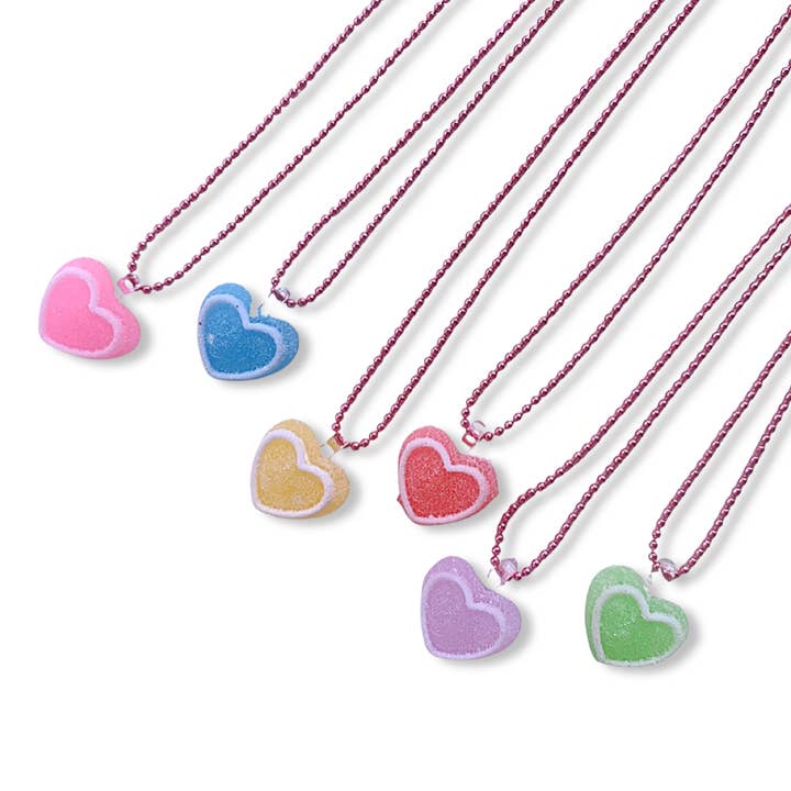 Pop Cutie Gacha Gummy Heart Kids Necklaces for wholesale by Pop Cutie Accessories & Gifts - Europe
