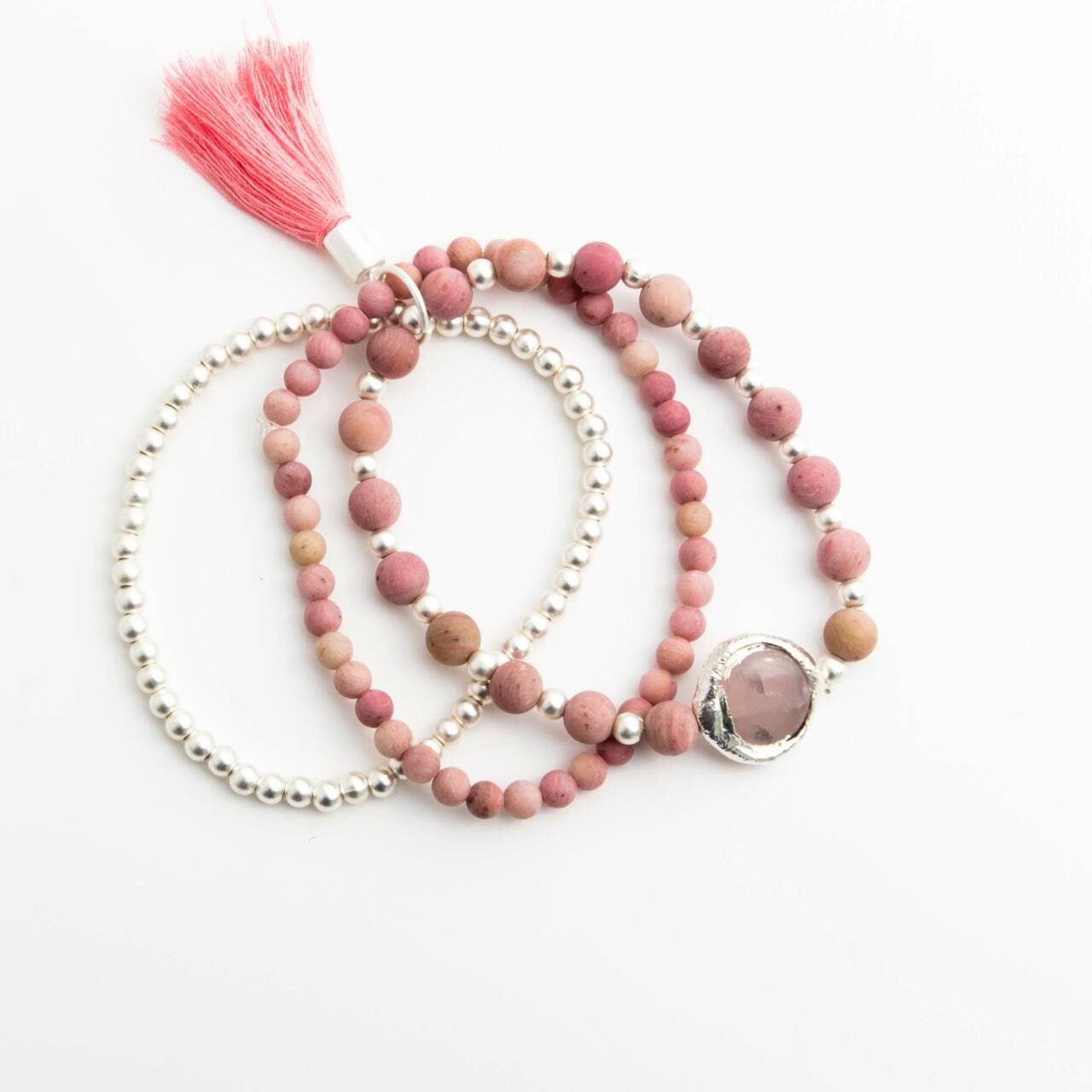 Accessoires by KHB - Vente Bracelet de perles - Bracelet avec pierre naturelle et élastique2