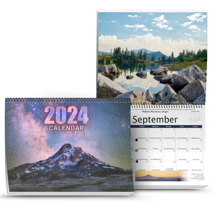 Calendrier 2024 : Pacifique Nord-Ouest pour la vente par Ralph Daub Photography, LLC