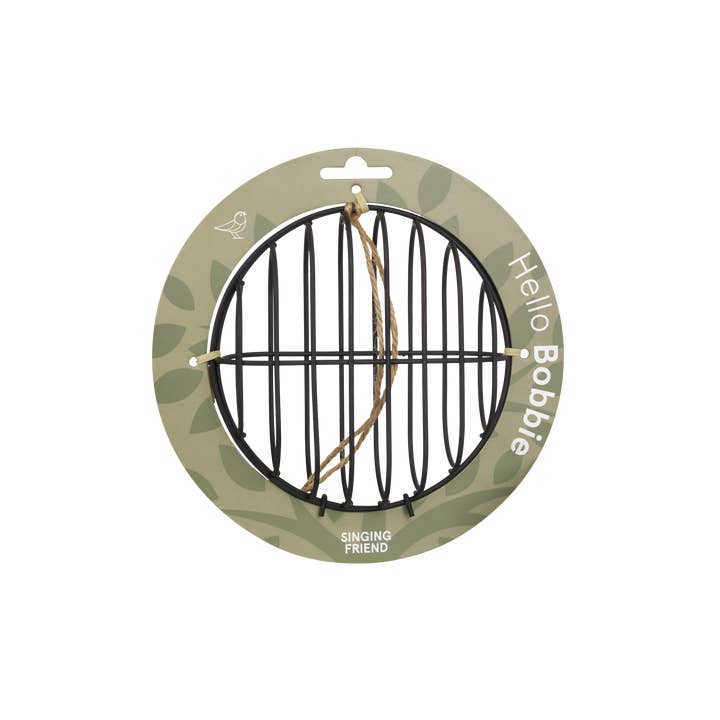 SingingFriend - Vente Mangeoires pour oiseaux - Mangeoire à oiseaux en métal Hello Bobbie1