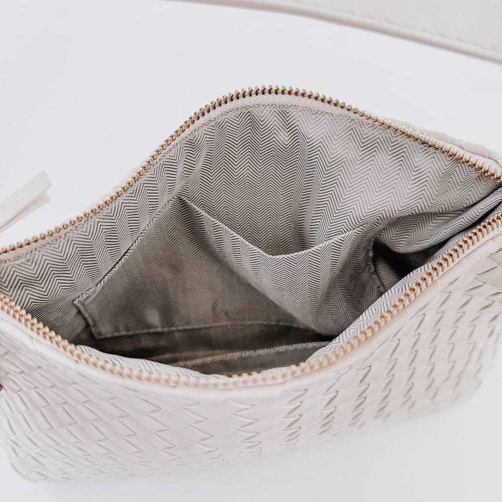 Pretty Simple - Wholesale Shoulder Bag - Women's - Harper Hobo Woven Shoulder Bag4