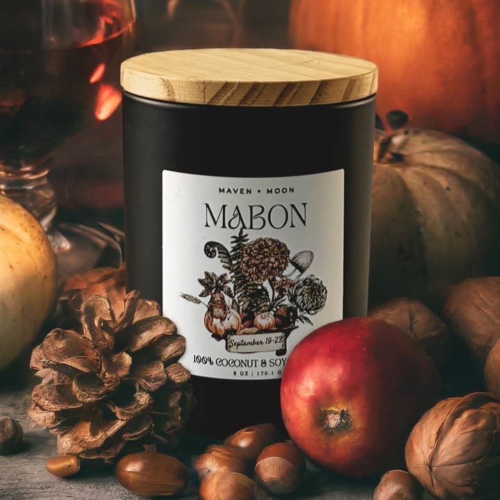 Mabon - Wheel of The Year Coconut Soy Candle - 6 oz for wholesale by MAVEN + MOON
