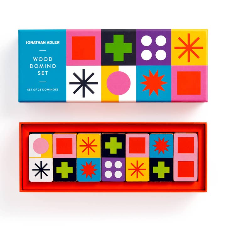 Chronicle Books - Wholesale Dominoes - Jonathan Adler Helsinki Wood Domino Set