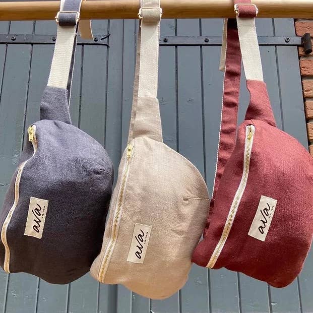 AVA Créations – Großhandel Bauchtasche – Damen – Gürteltasche aus französischem Leinen