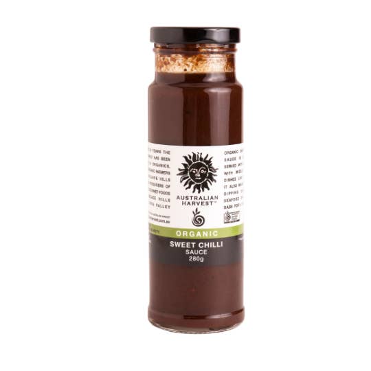 Australian Harvest Organic Sweet Chilli Sauce 280g for wholesale by Gourmet World B2B