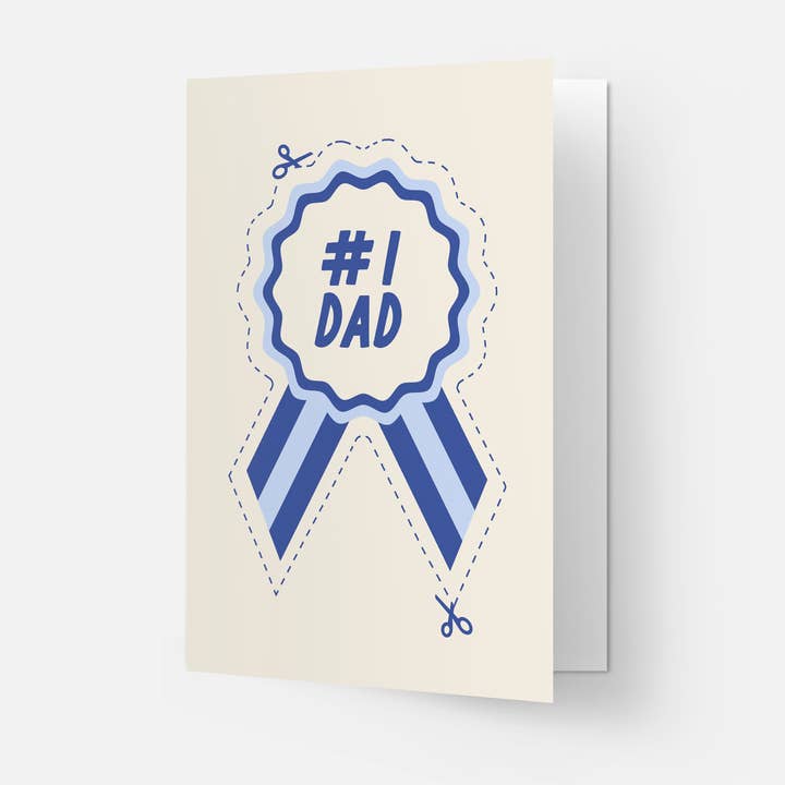 Kaart Blanche - Wholesale Father's Day Card - Number one dad greeting card1