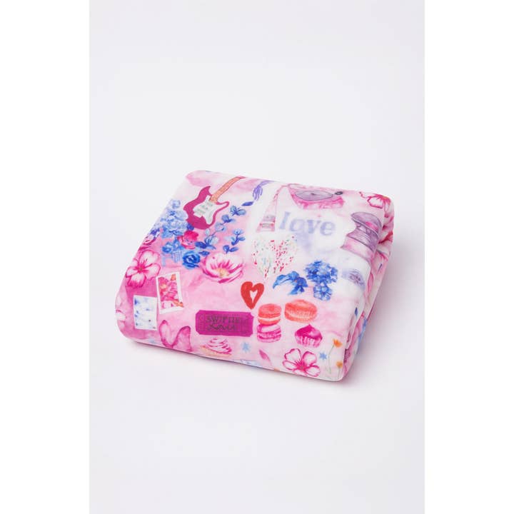 Limeapple - Wholesale Throw Blanket - Girls Plush Blanket - Pop Princess1