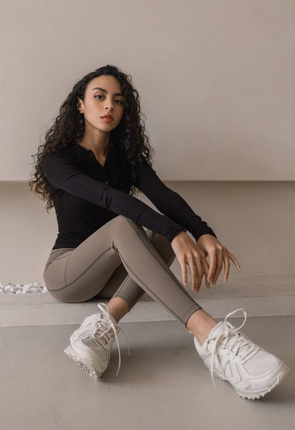 Conchwear - Venta al por mayor Leggings deportivos/cómodos - Mujer - 100% hecho en Corea 7/8 Yoga Pocket 9 leggings Creoa Span Mix17