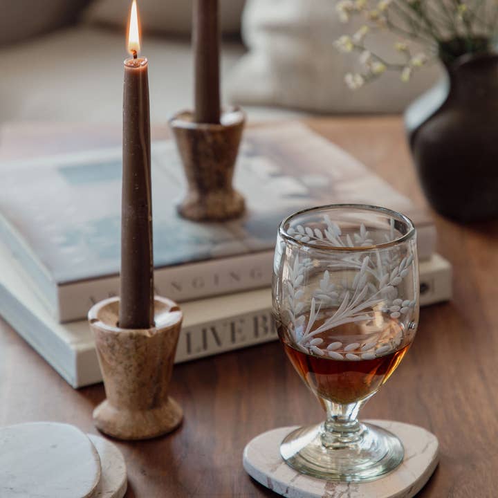 Villa Lua Home - Wholesale Wine Glass - Hand-etched Lua Glass