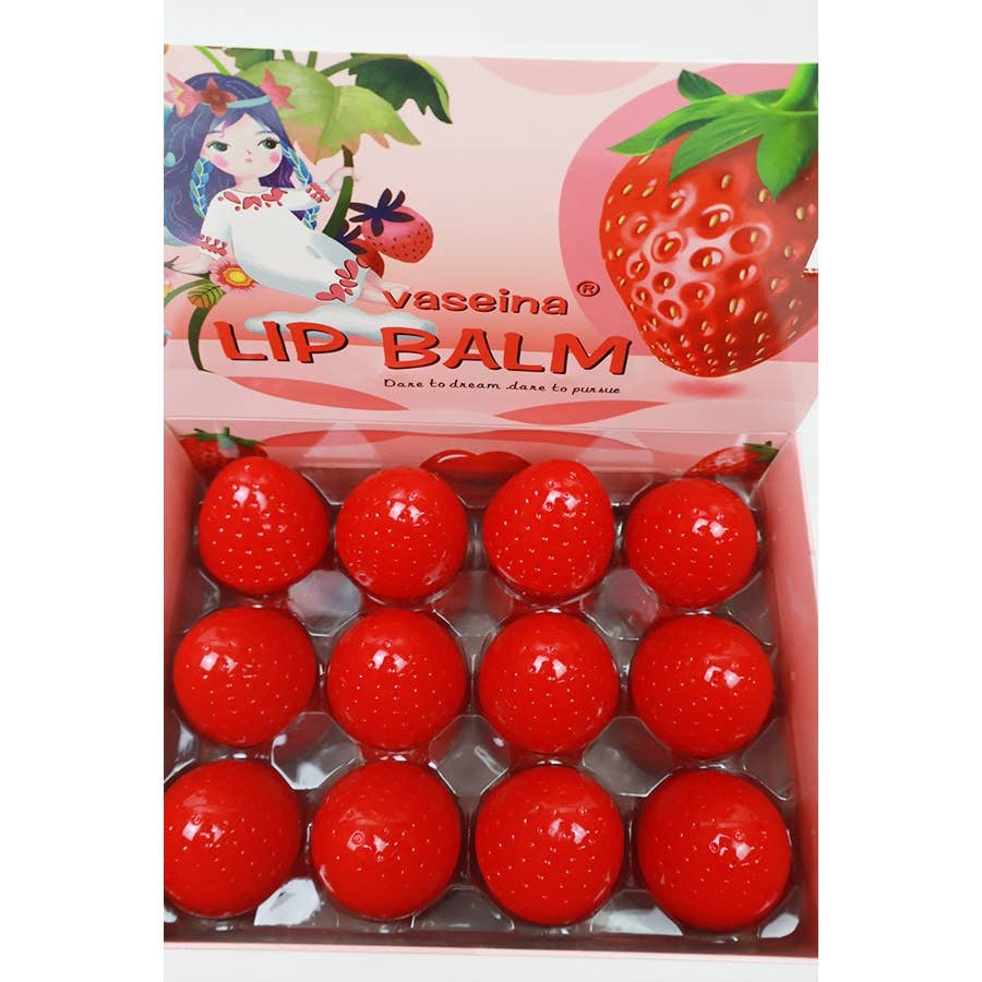 STRAWBERRY FIELDS 『Lips Like Strawberry』 STRAWBERRY LIP BALM – The Hip Eagle