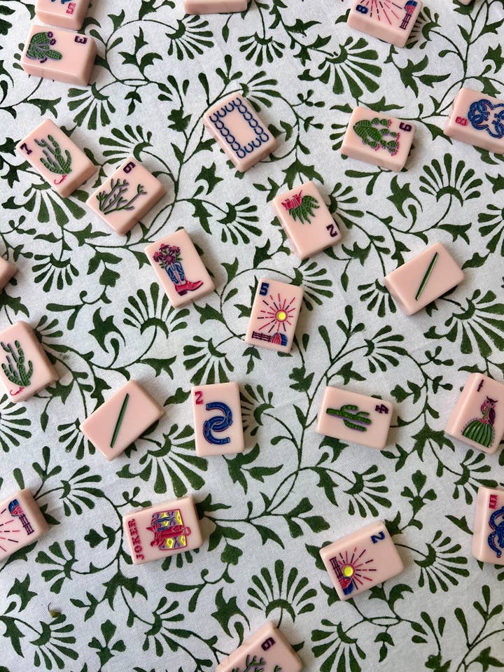 Trailing Florets Tablecloth in Green for wholesale by Christina Dickson Home