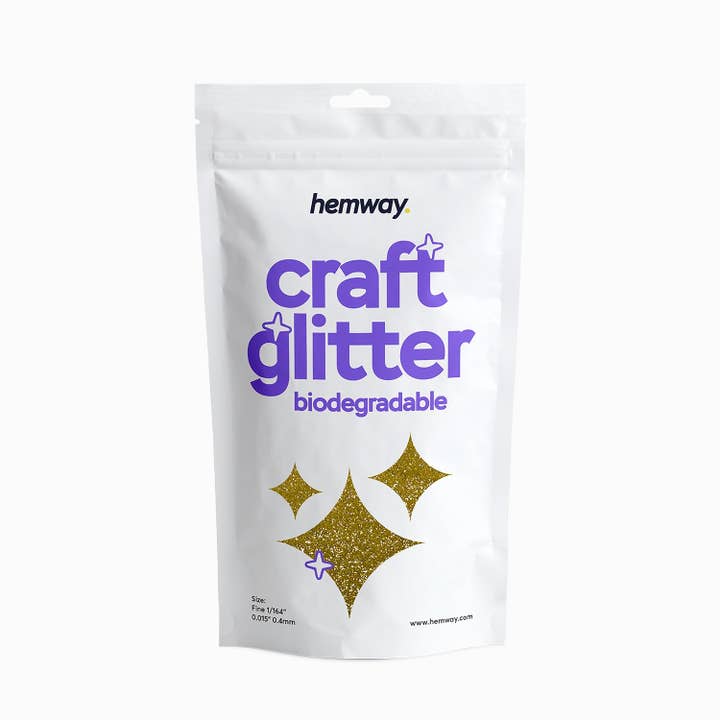 Or Glitter artisanal écologique doré 100 g en vente sur Faire6