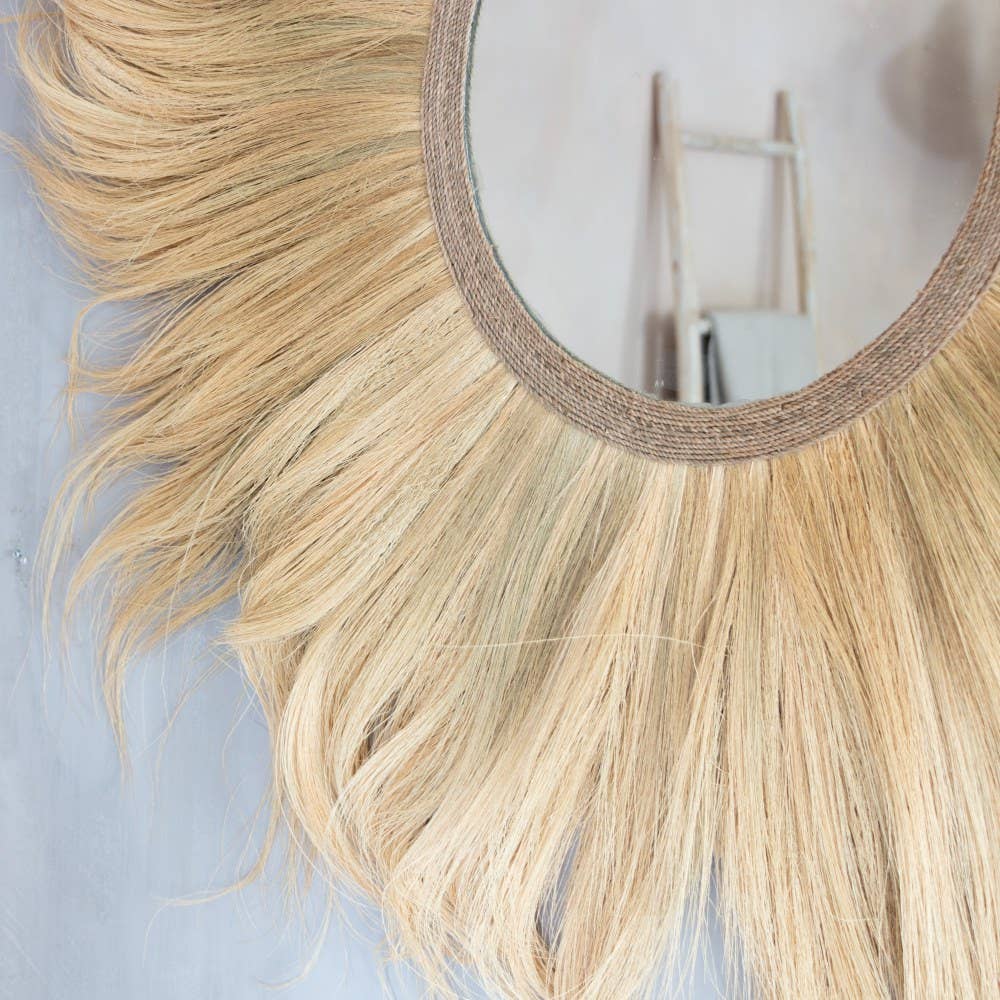 EARTHWARE – wholesale  – Mirror Rayung grass white XL2