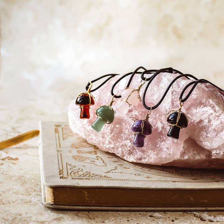 Mindful Living Co. - Wholesale Jewelry - Men's - Crystal Rope Cord Necklaces – 4 Symbolic Shapes18