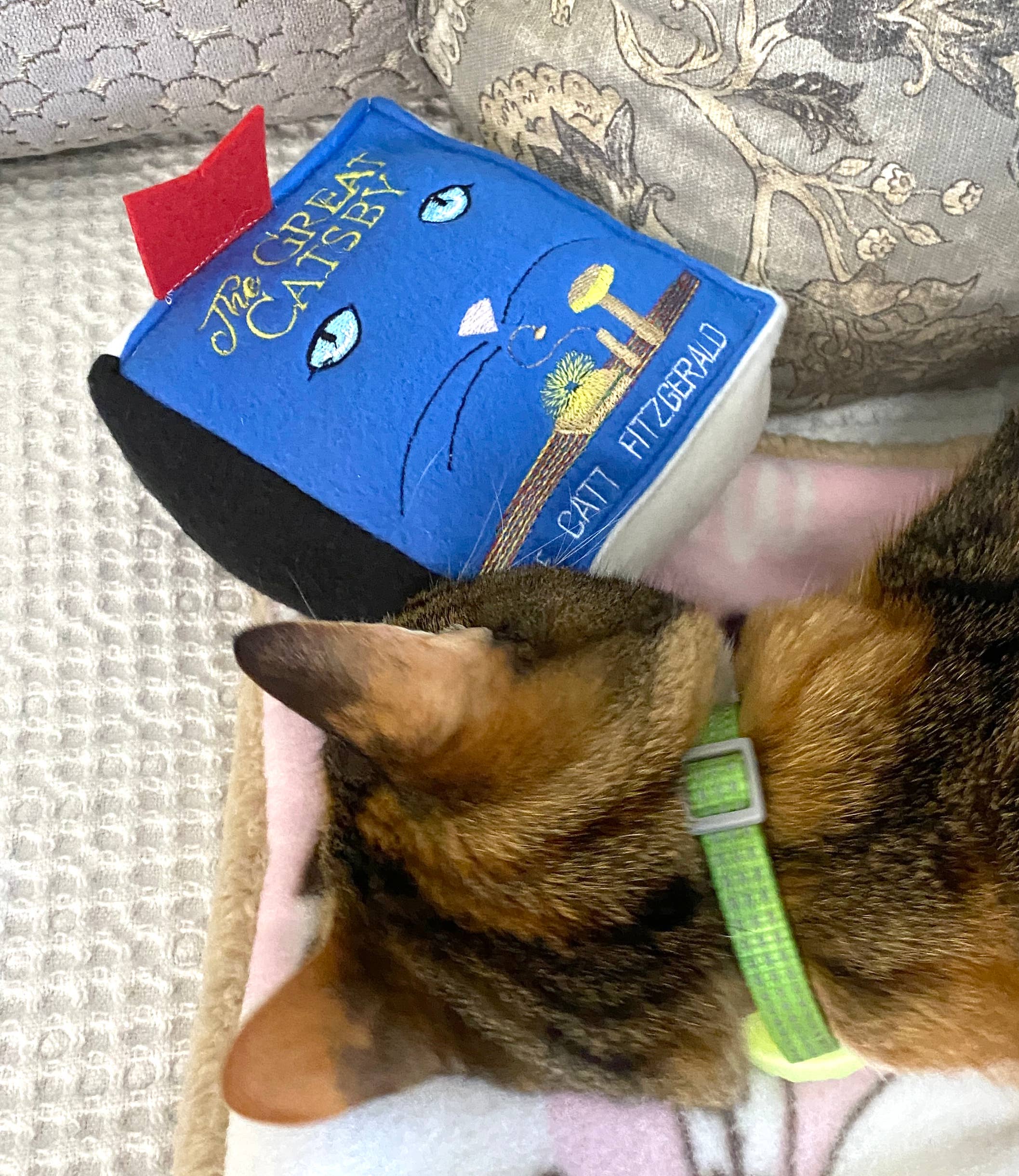 Screaming Pickles – Engroshandel Legetøjssæt - Kat – Håndlavet plyslegetøj - Plys bog til katte "Den Store Catsby"