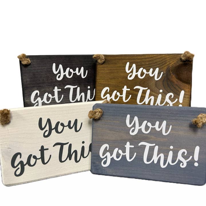 Targa in legno da appendere fatta a mano, hai ricevuto questo per la vendita all'ingrosso da parte di The Giggle Gift Company