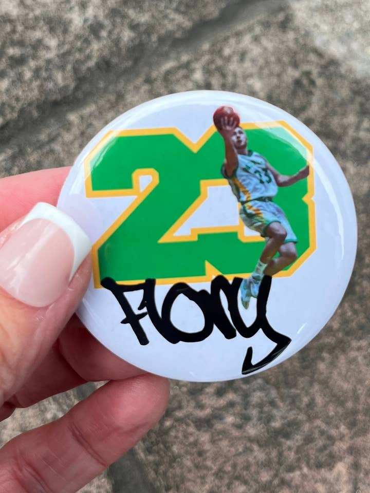 Custom Button Pins – Sports, Churches, Sororites, Cheer Mom for wholesale by Michele Benton Art