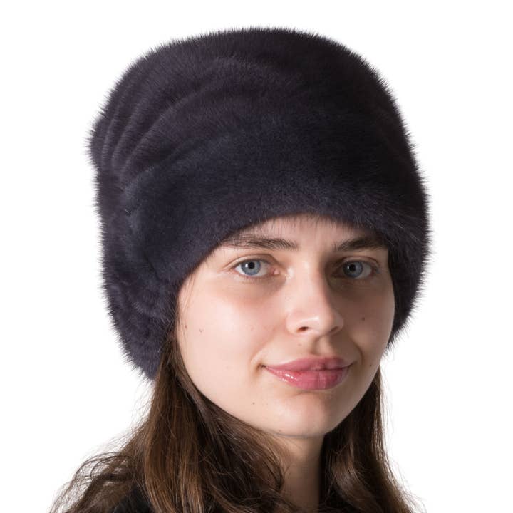 Kvinders pels hat vinter russisk pels hat kubanka hat mink hatte for engroshandel hos FurStyleUa