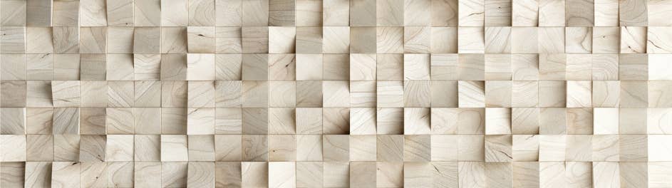 Beige Self-adhesive Wallpaper Border Square Pieces of Wood for wholesale on Faire1